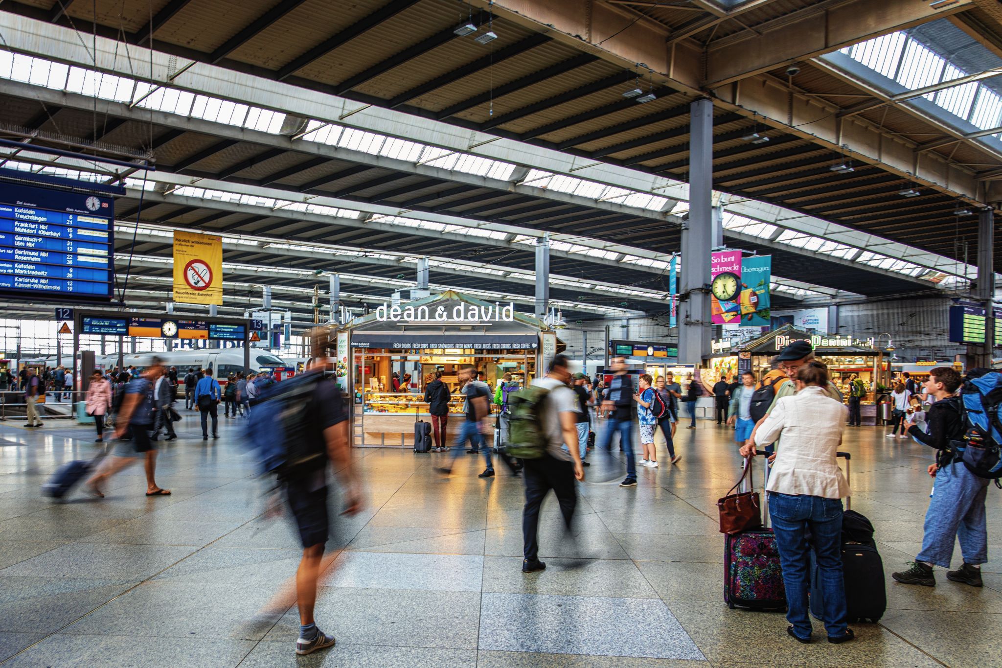 Main Station of Munich, Germany