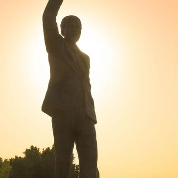 Nelson Mandela statue @Drakenstein, South Africa