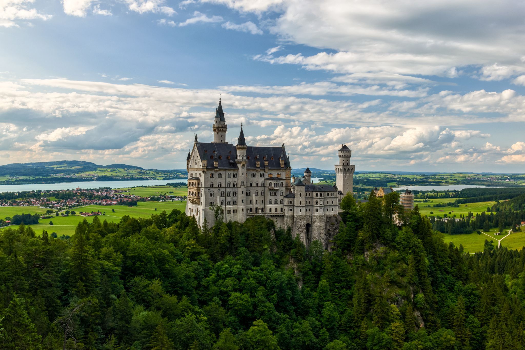 Neuschwanstein Castle from Marienbridge - The classic view, Germany