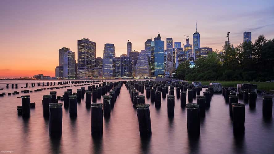 New York City Skyline from Pier 1, Brooklyn