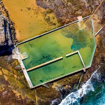North Narrabeen Ocean Pool Drone Sydney, Australia