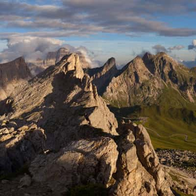 Nuvolau refuge panorama, Italy