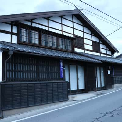 Old merchants' houses in Komoro, Japan