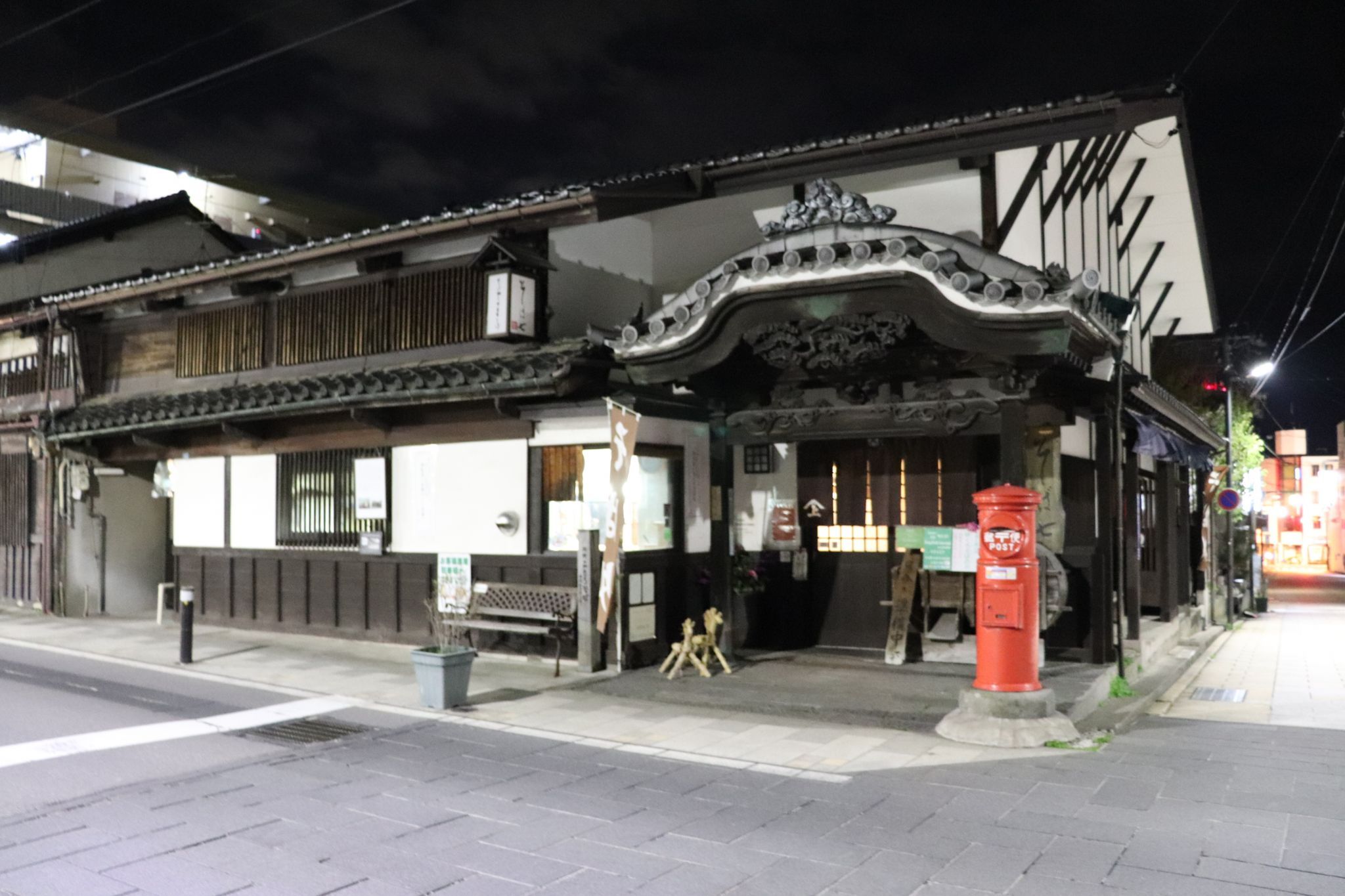 Old merchants' houses in Komoro, Japan