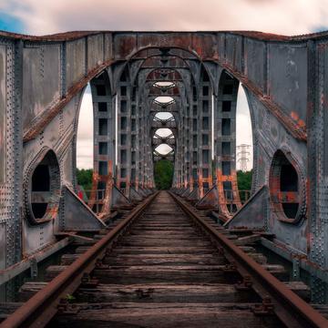 Old railroad bridge, Belgium