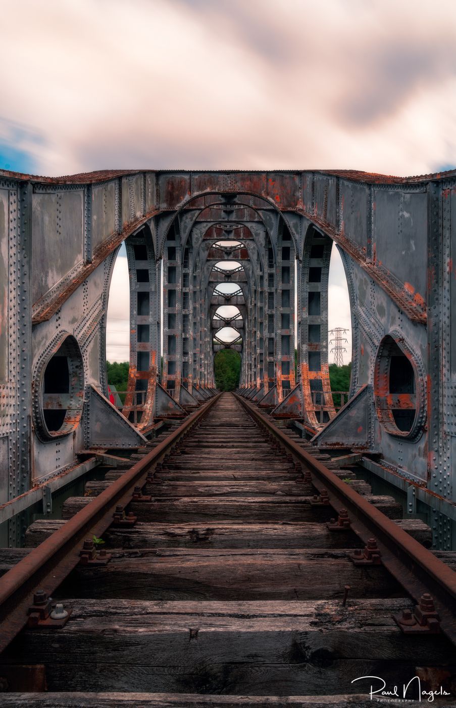 Old railroad bridge, Belgium