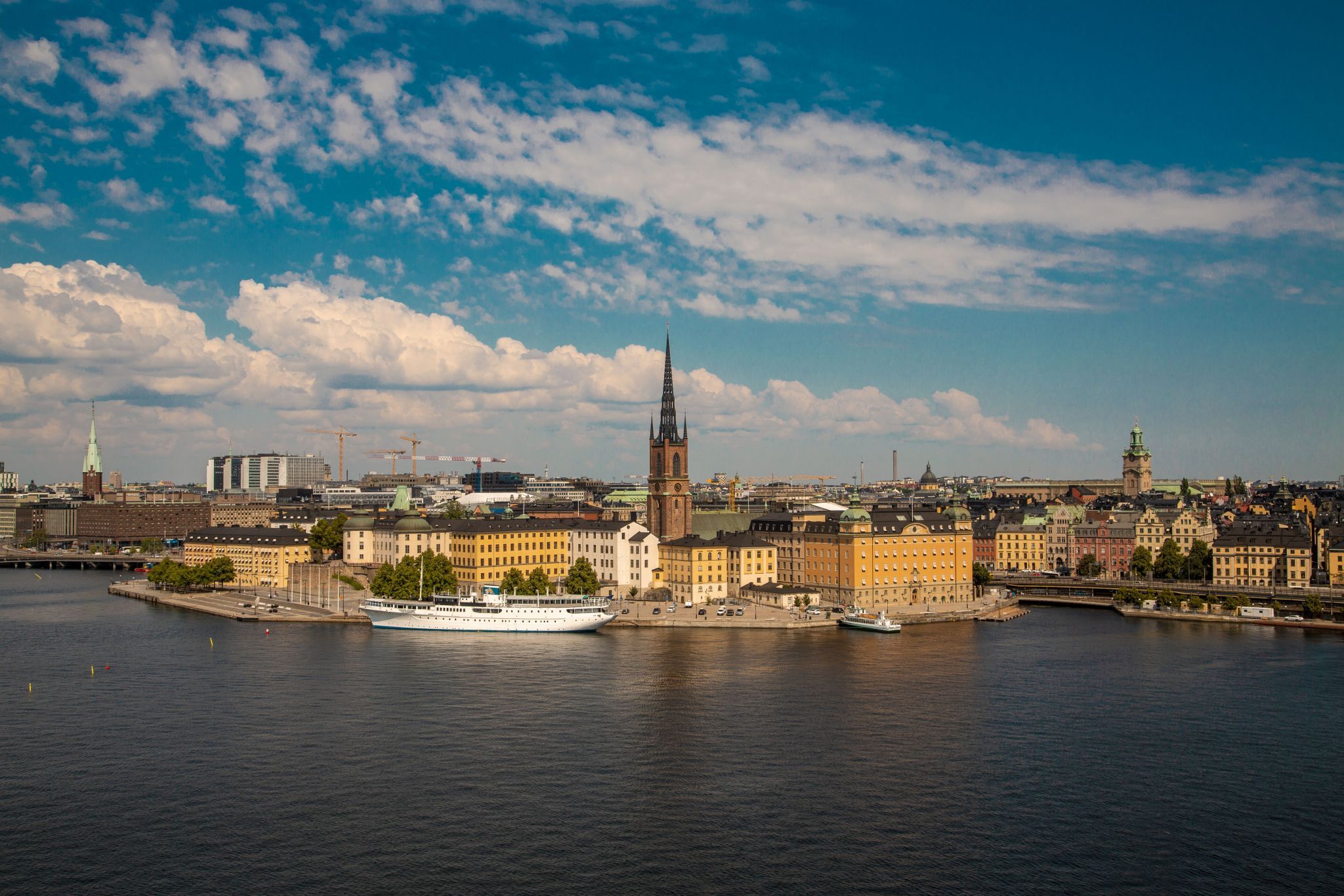 Old town from Mariaberget, Stockholm, Sweden