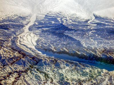 Outer Mongolia winter landscape