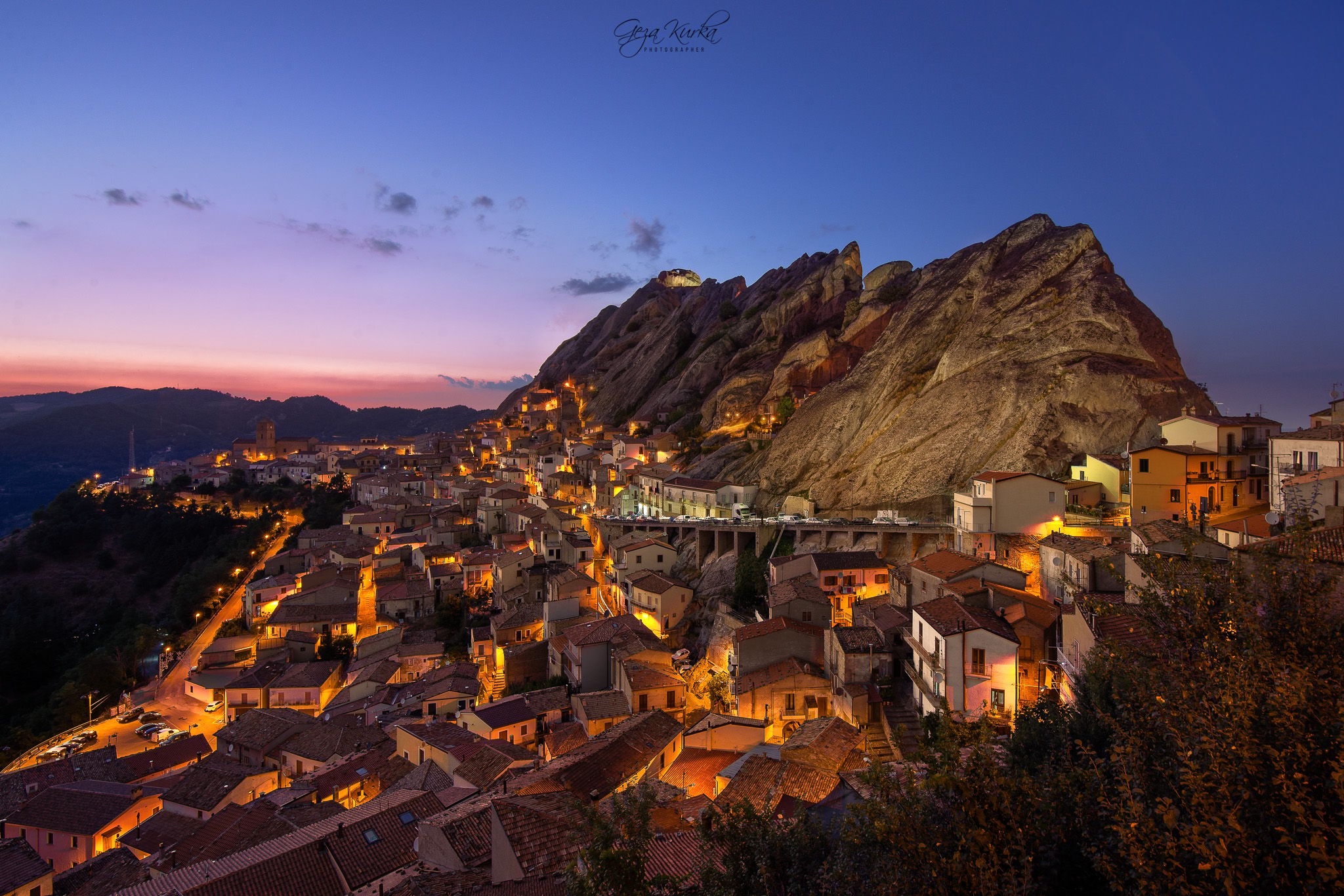 Pietrapertosa cityscape, Italy