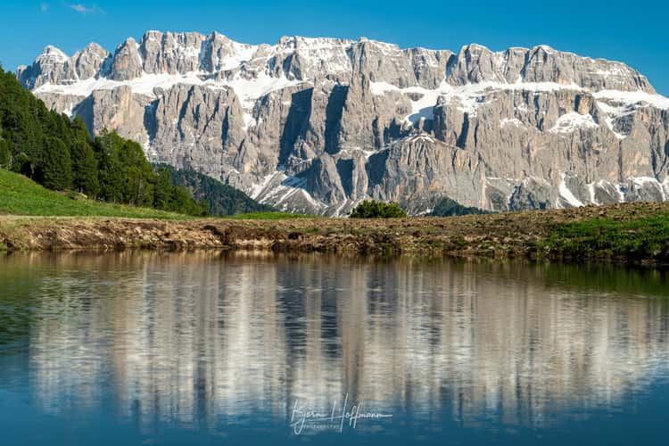 Pond with a view, Seceda