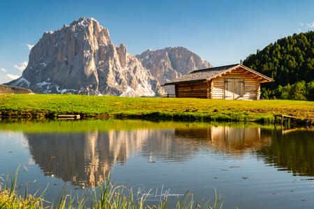 Pond with a view, Seceda