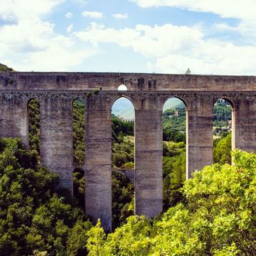 Ponte delle Torri in Spoleto, Italy