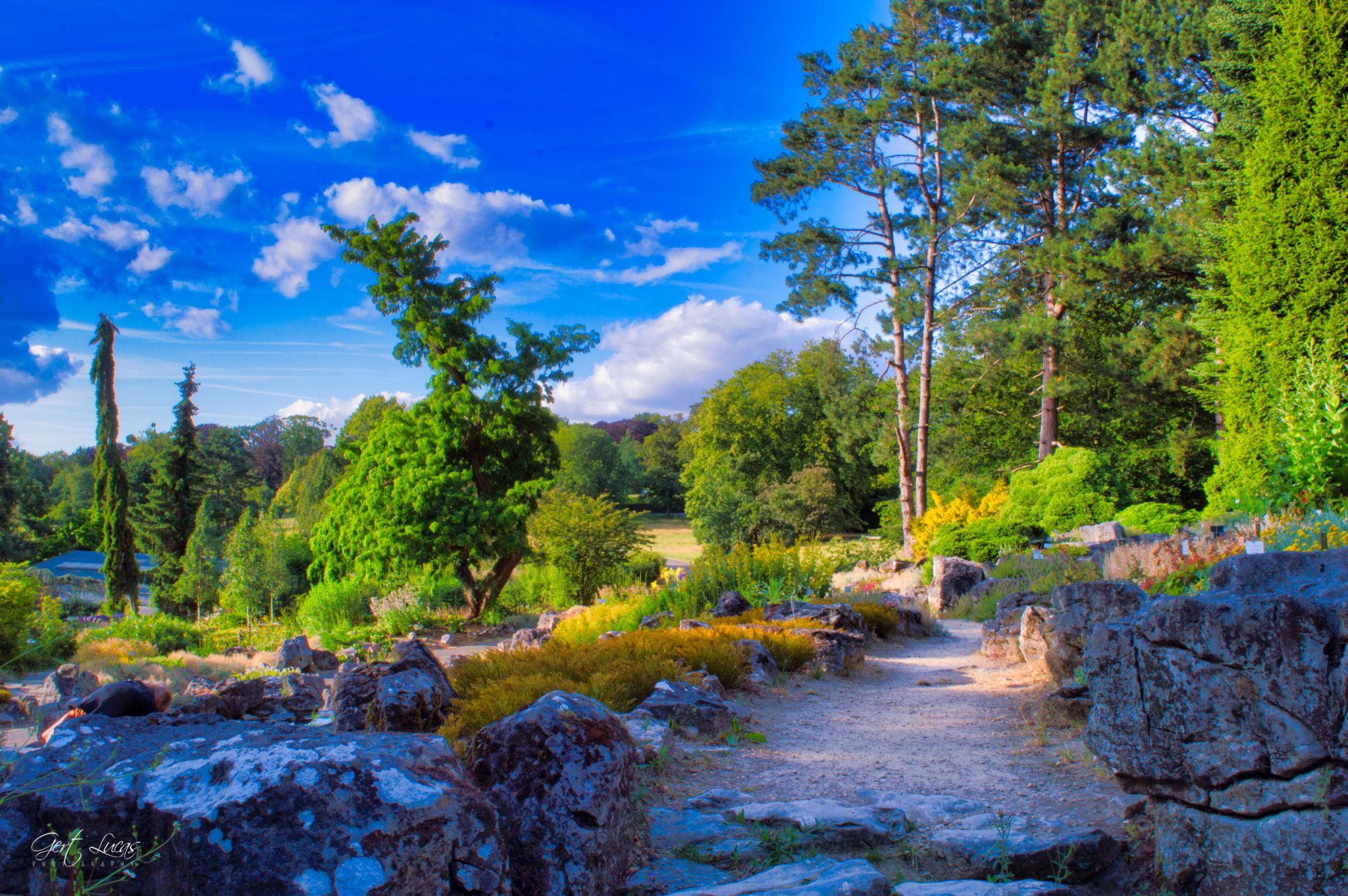 Provincial gardens of Huizingen, Belgium