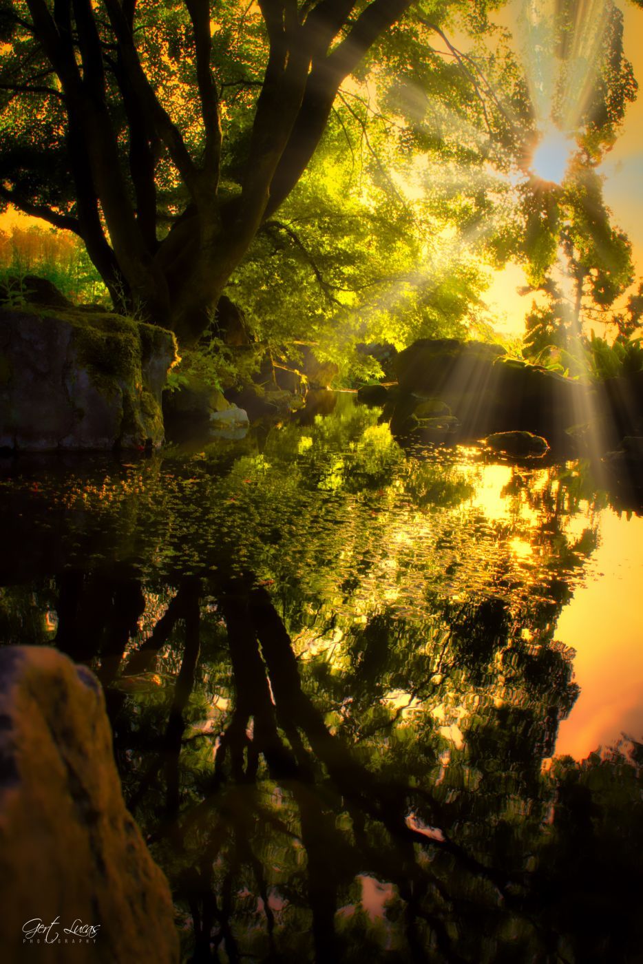 Provincial gardens of Huizingen, Belgium