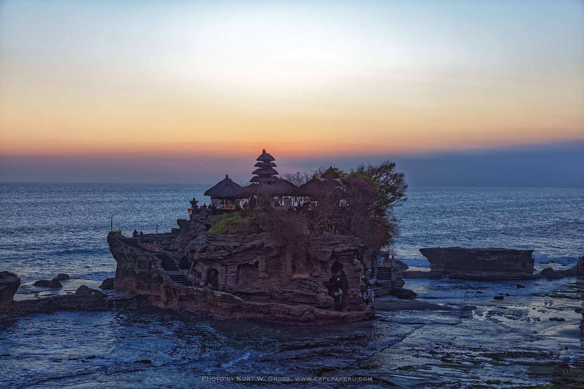 Tanah lot Sunset point, Indonesia