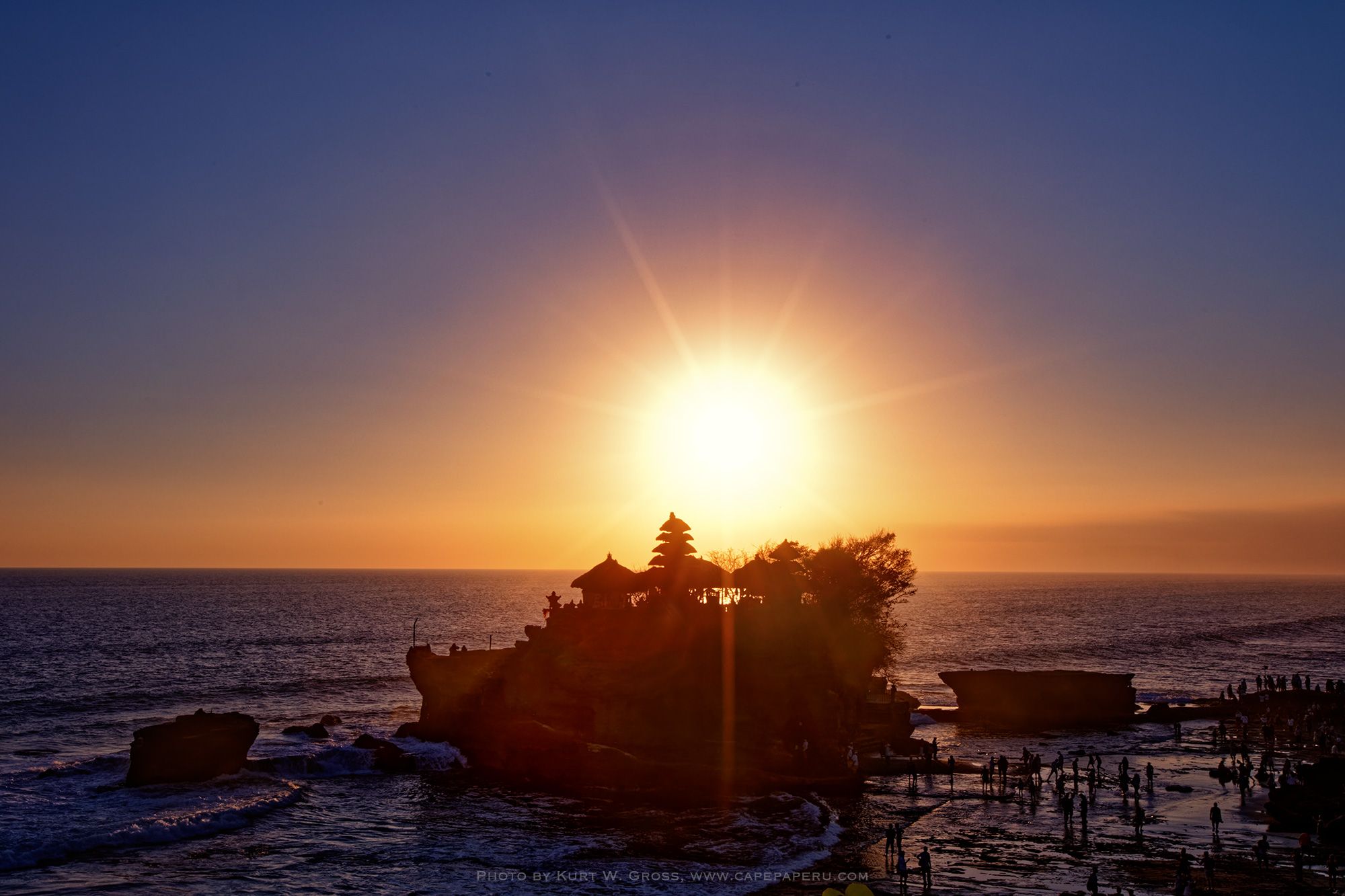 Tanah lot Sunset point, Indonesia