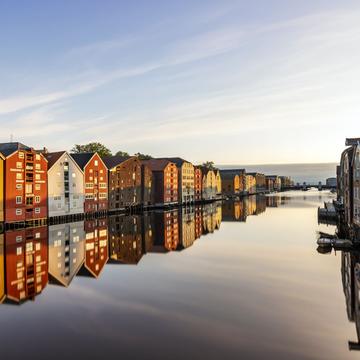 Reflections of Trondheim, Norway