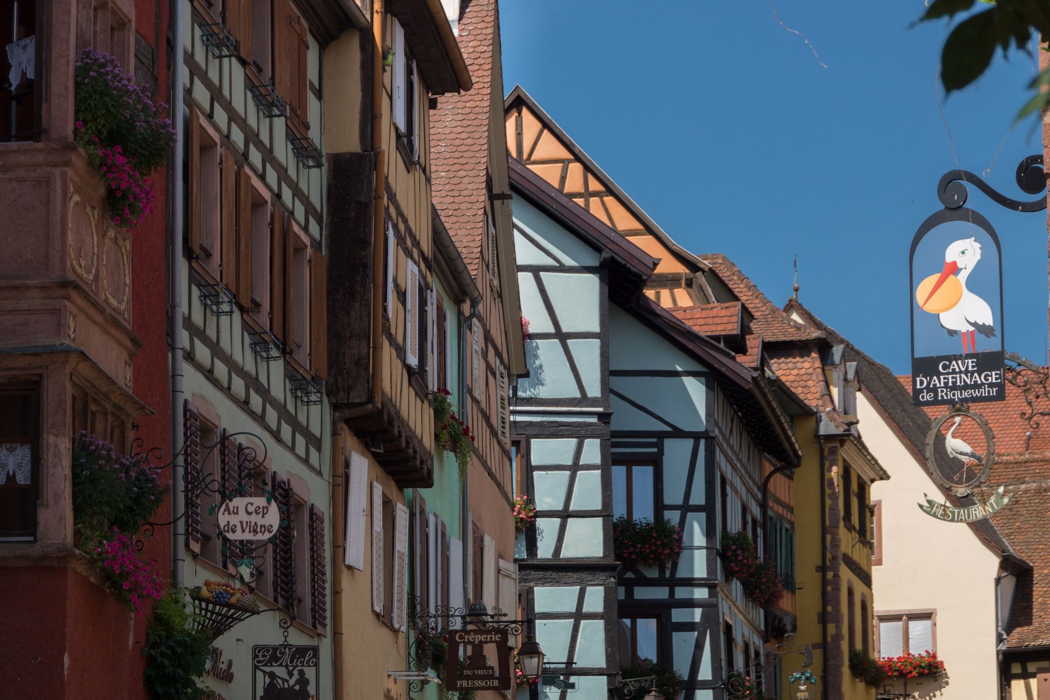 Riquewihr, Rue du Générale de Gaulle, France