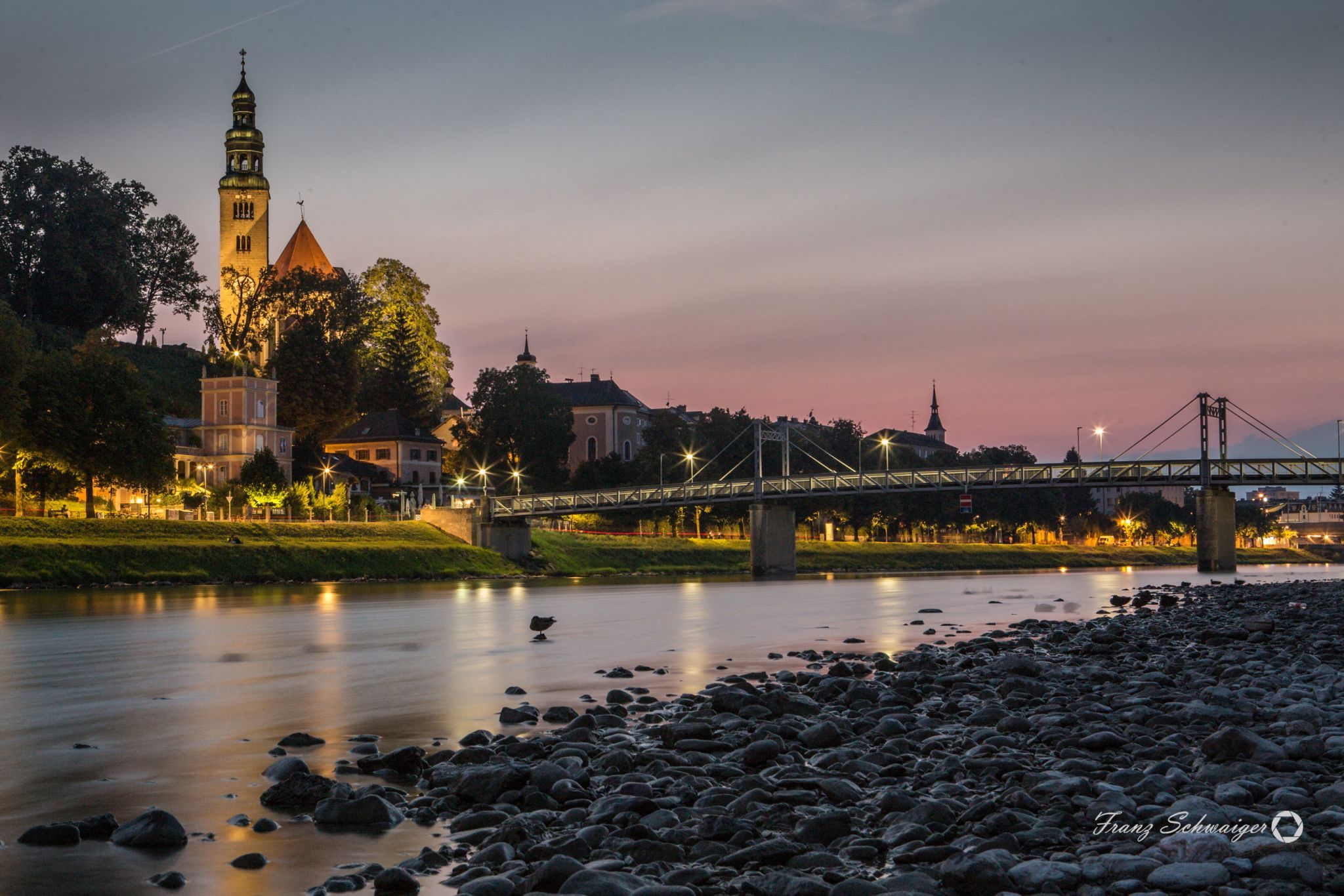 River Salzach 'Müllner Kirche', Austria