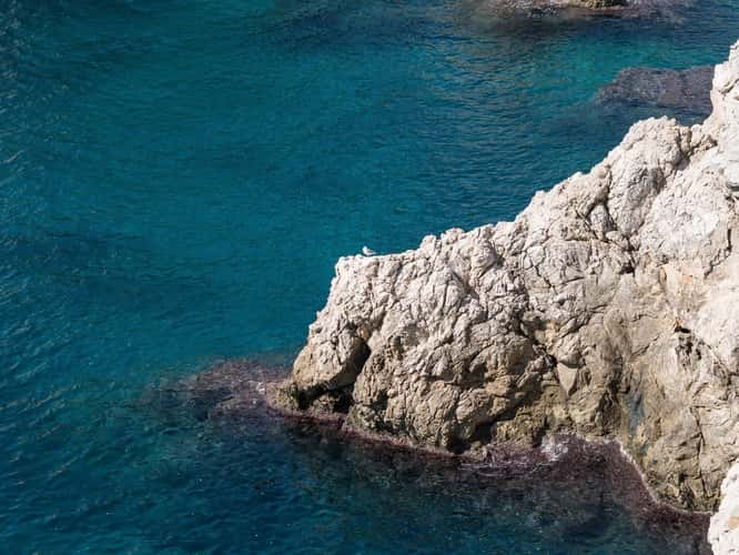 Rocks in Dubrovnik