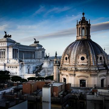 Rome from the rooftop, Italy