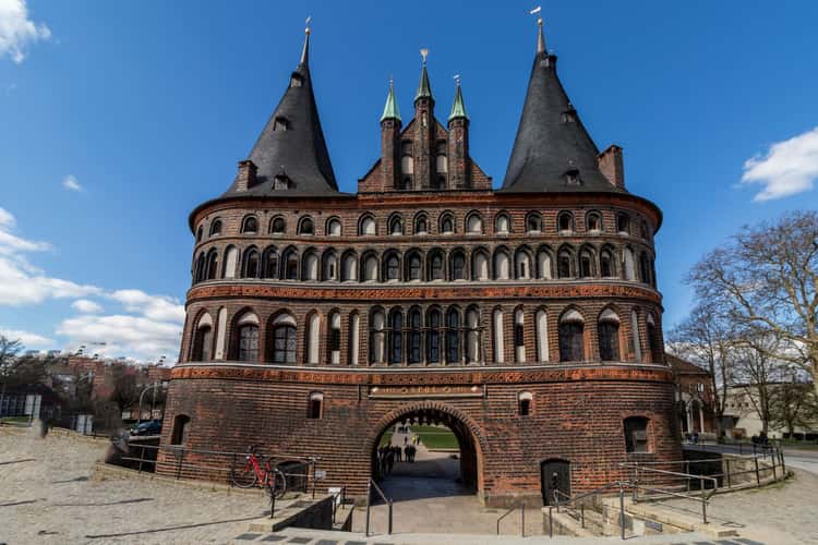 Holsten Gate from the other side, Lübeck