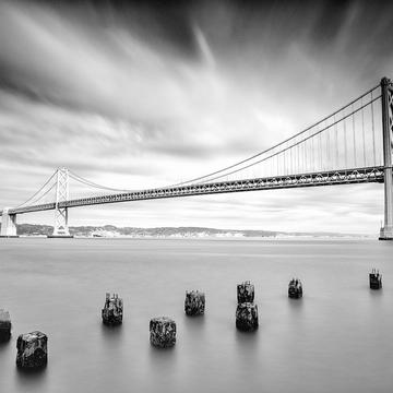 San Francisco Bay Bridge, Embarcadero, CA, USA