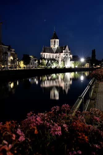 Scheldt Oudenaarde Onze-Lieve-Vrouwekerk Marketsquare