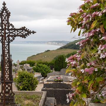 Seemannsfriedhof in der Normandie, France