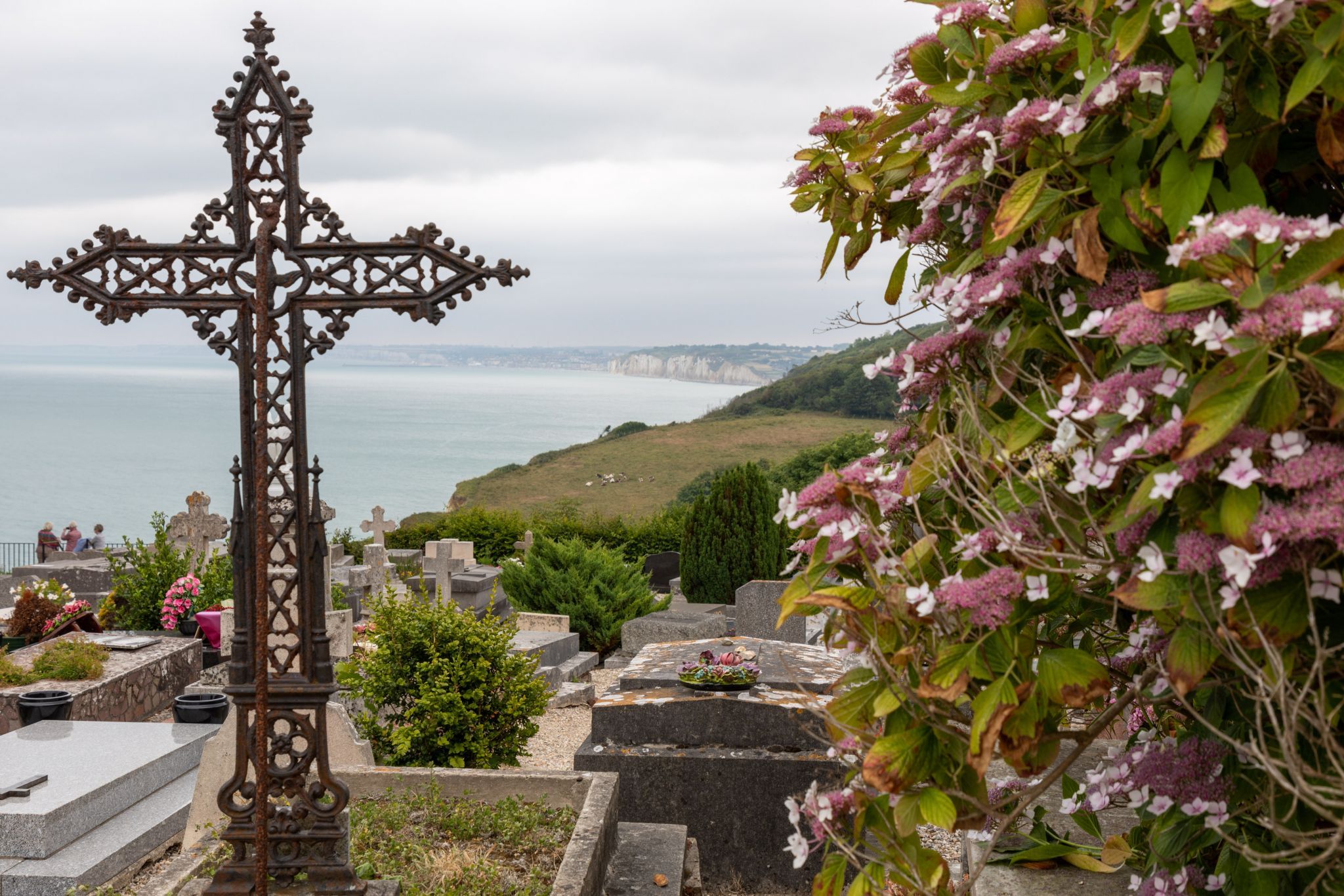 Seemannsfriedhof in der Normandie, France