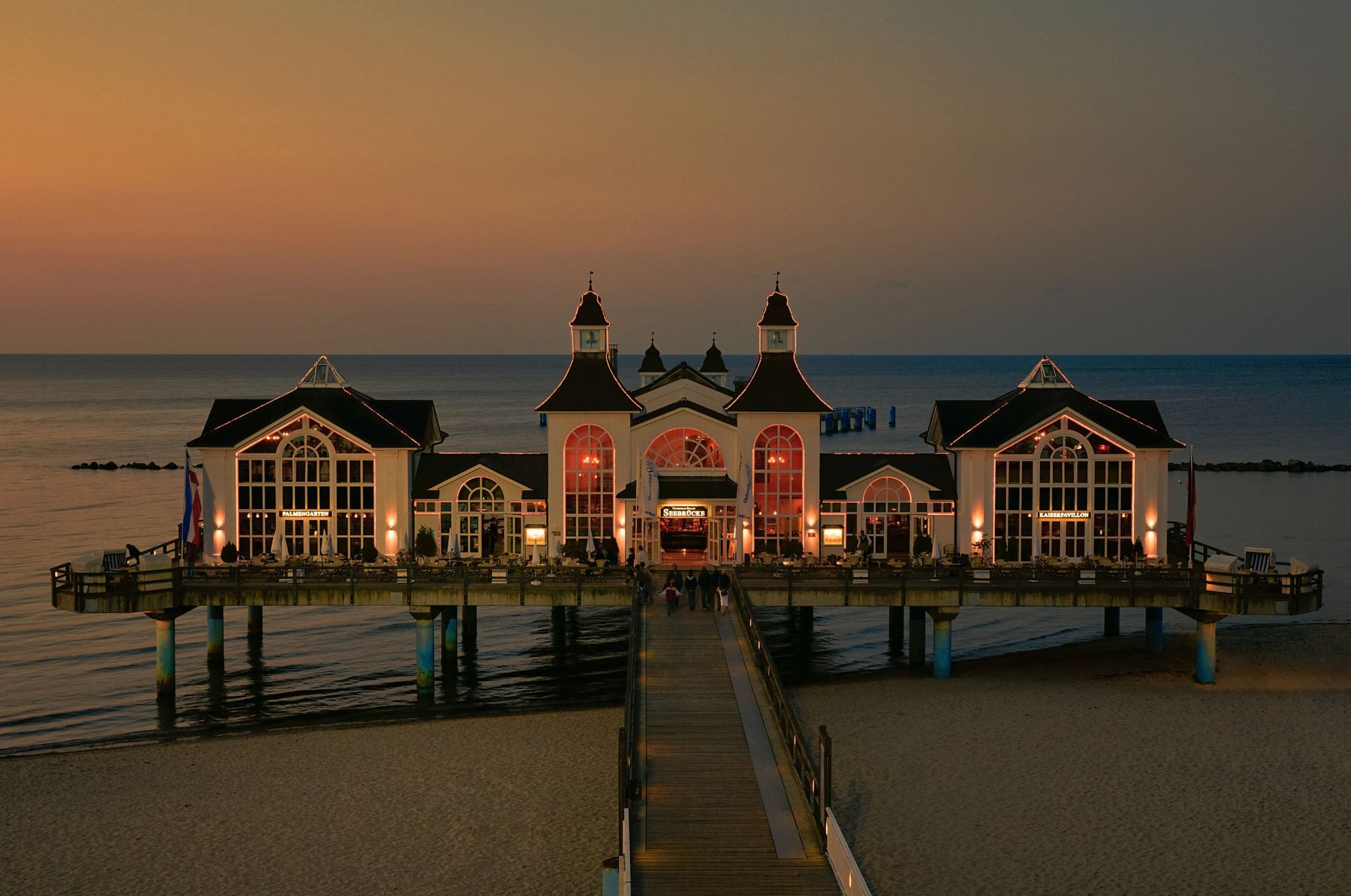 Sellin Pier front view, Germany