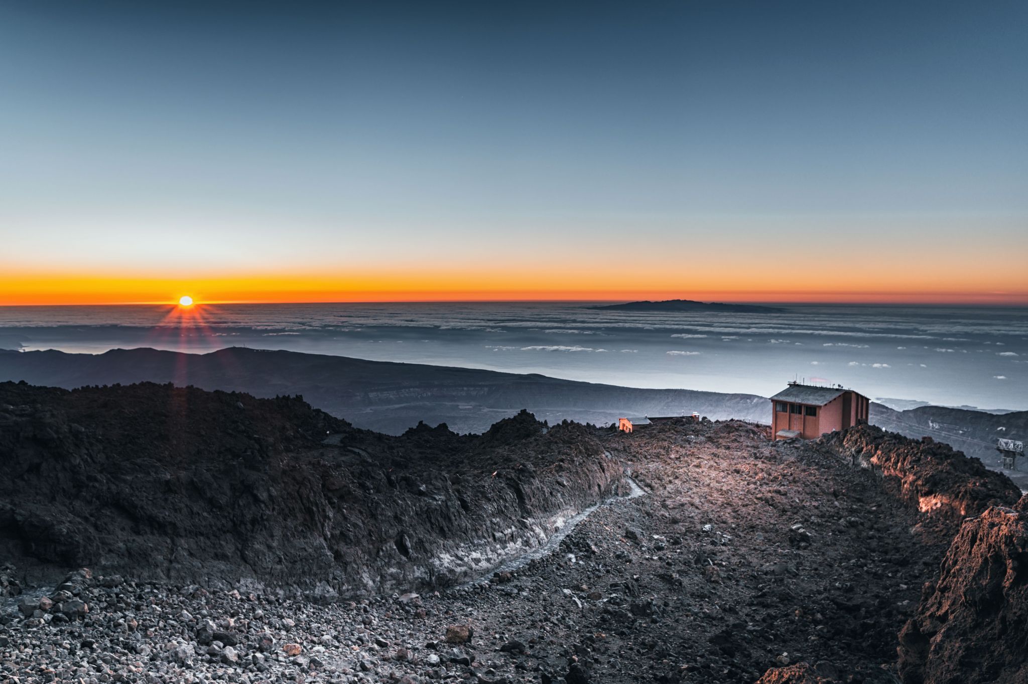 Sonnenaufgang am Pico del Teide, Spain