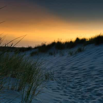 Sonnenuntergang am Ellenbogen auf Sylt, Germany