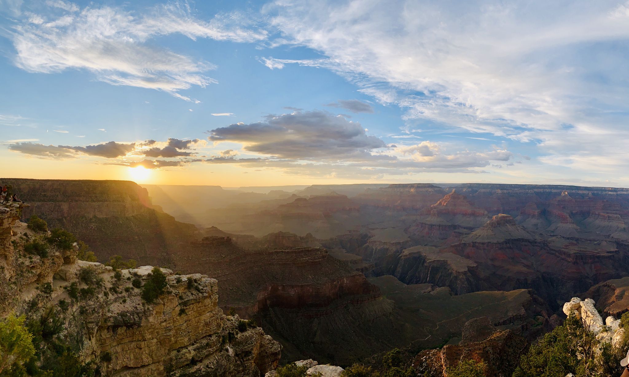 South Rim sunset, USA