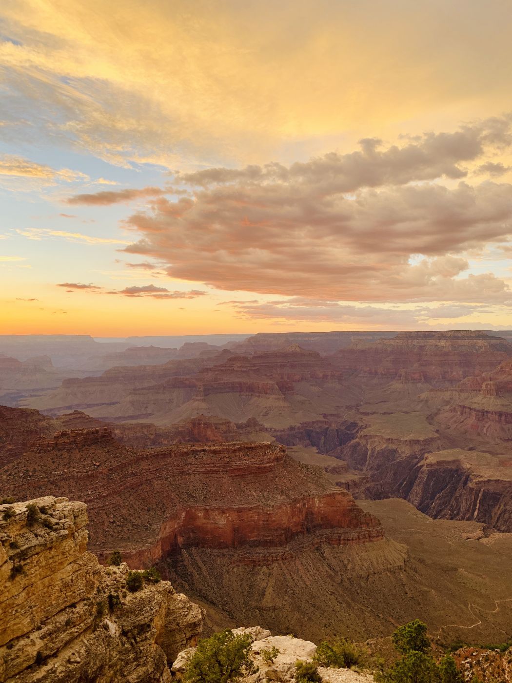 South Rim sunset, USA
