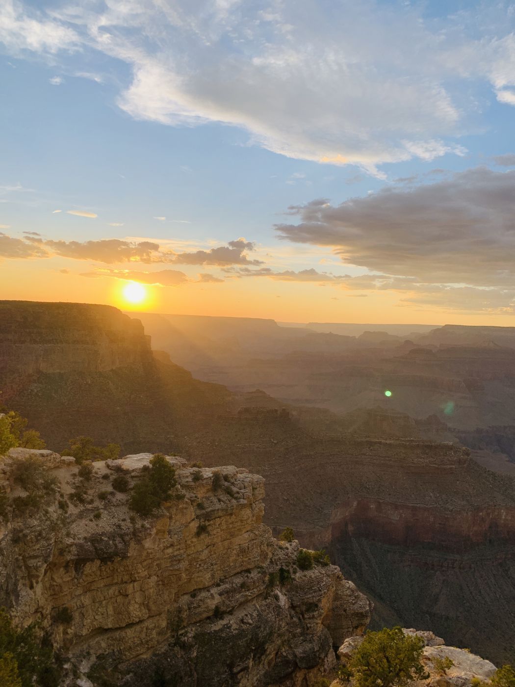 South Rim sunset, USA