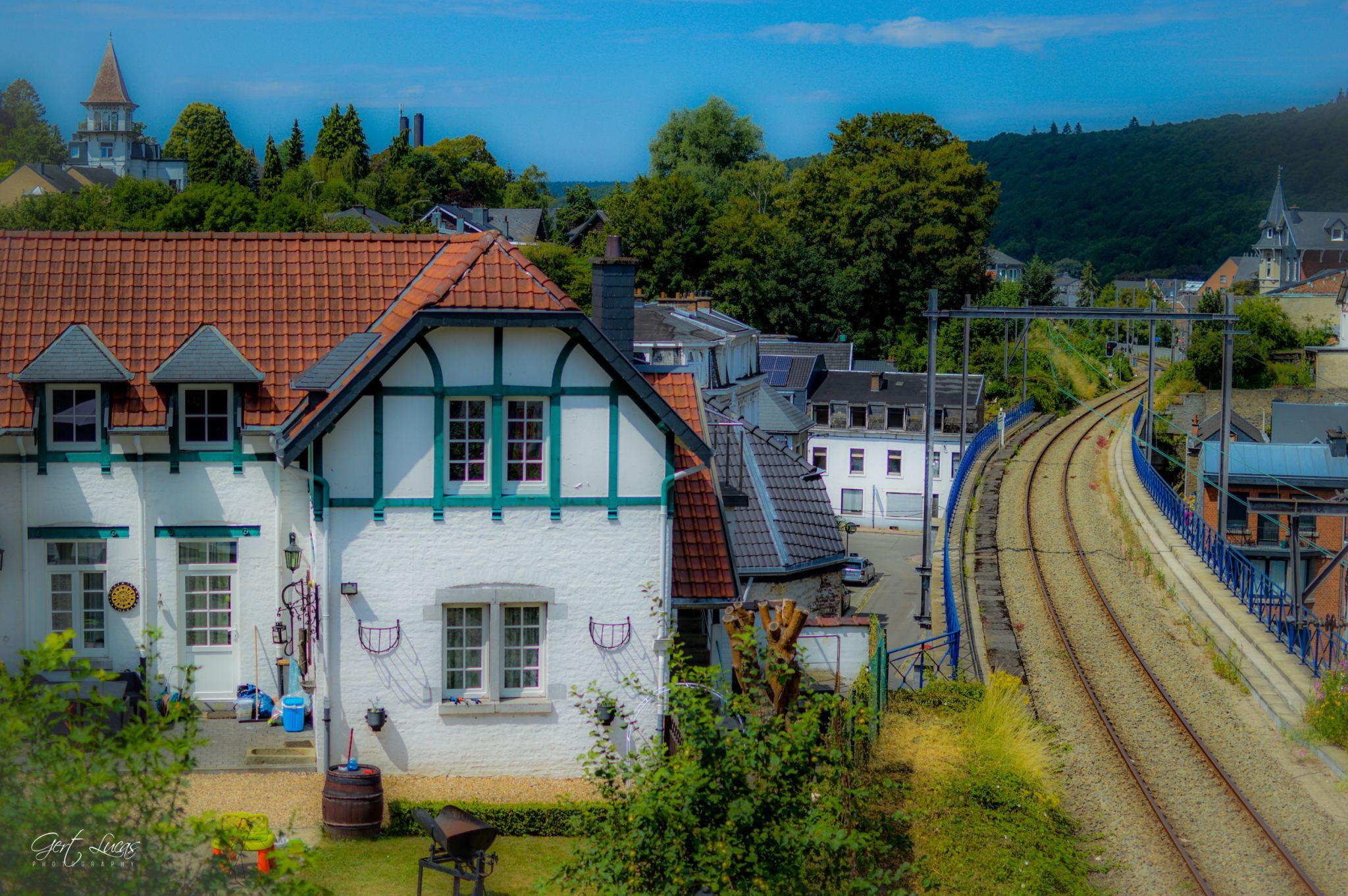 Spa - The railway, Belgium