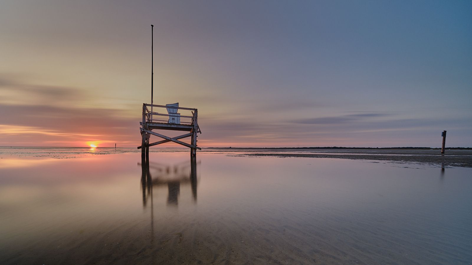 Beach in St. Peter-Ording, Germany