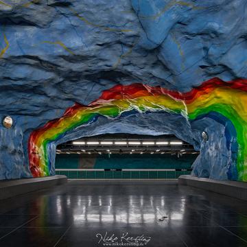 Stadion (Underground Station), Stockholm, Sweden