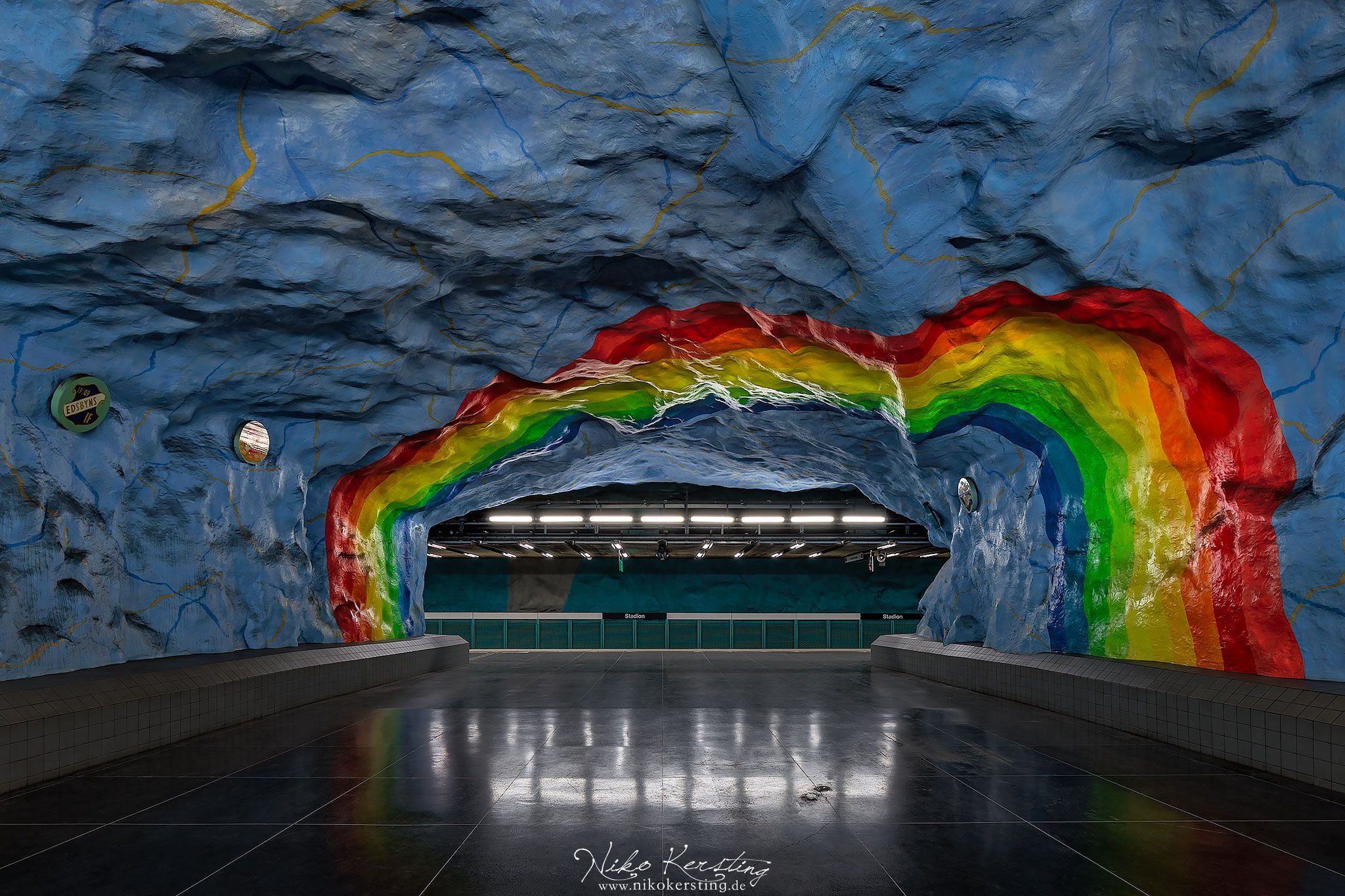 Stadion (Underground Station), Stockholm, Sweden