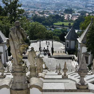 Stairway of Bom Jesus from above, Portugal