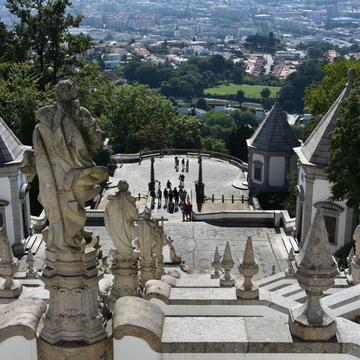 Stairway of Bom Jesus from above, Portugal