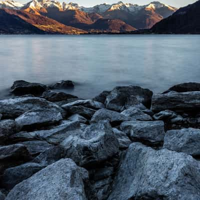 Stones in Bellano, Italy