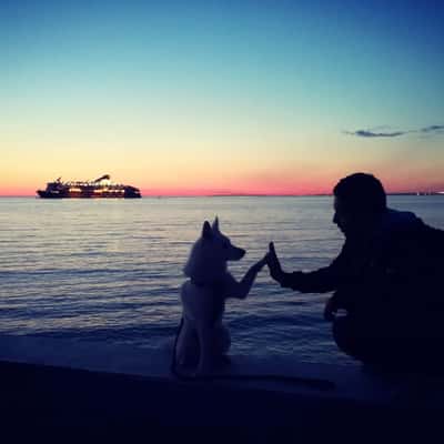 Sunset with Seaside, Tallinn, Estonia