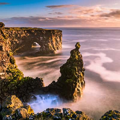 Cliffs at Svörtuloft, Iceland