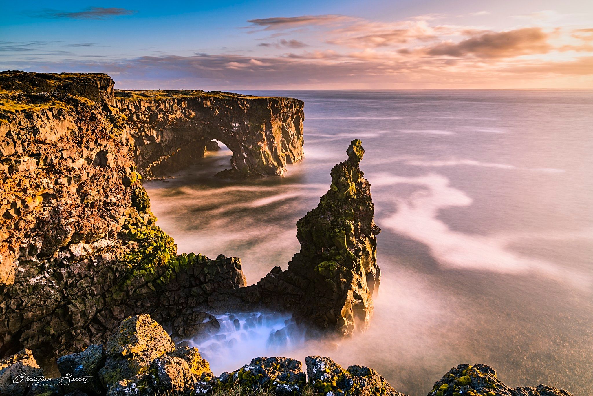 Cliffs at Svörtuloft, Iceland