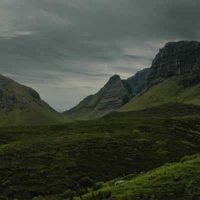 The dark side of the Quiraing, United Kingdom