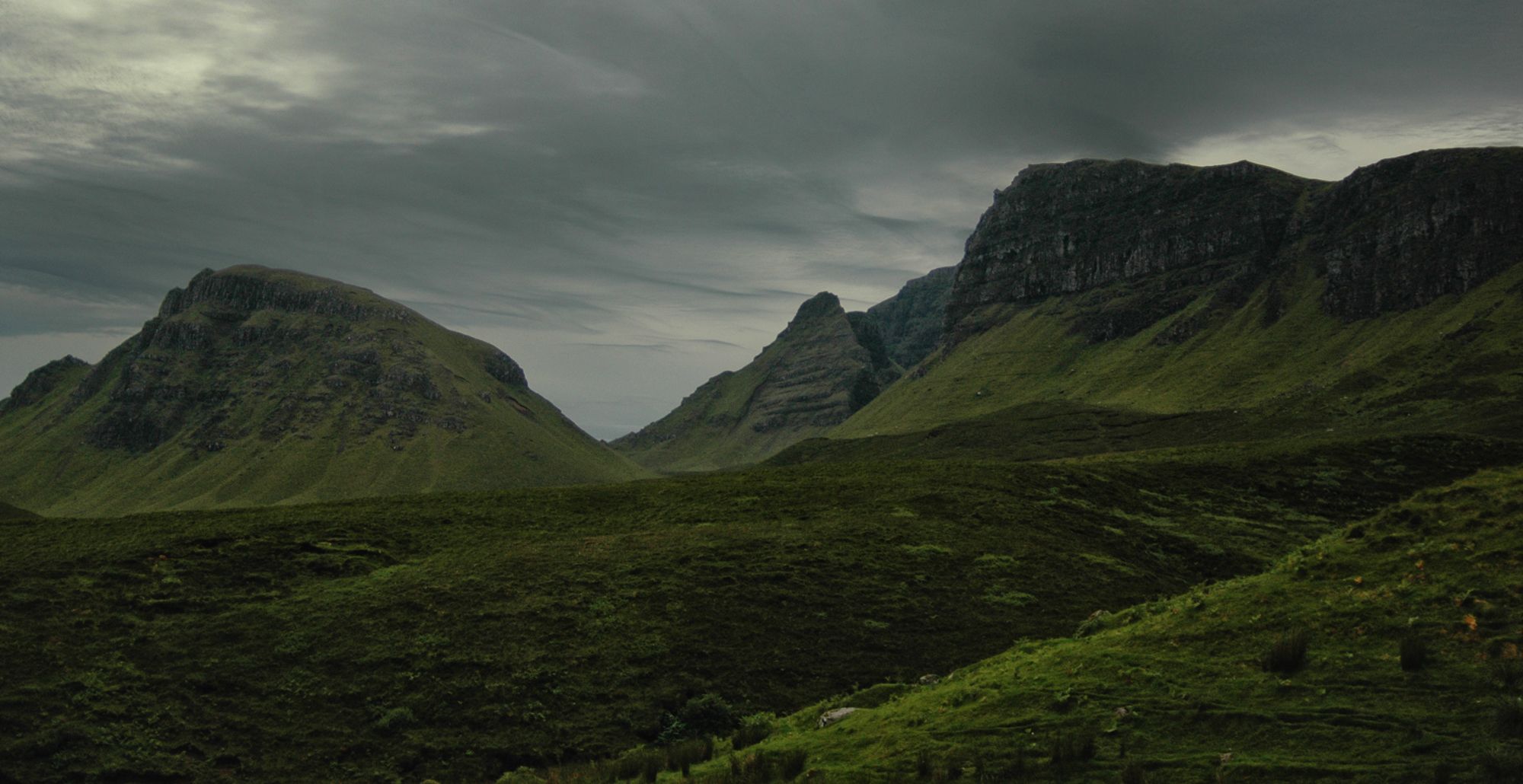 The dark side of the Quiraing, United Kingdom