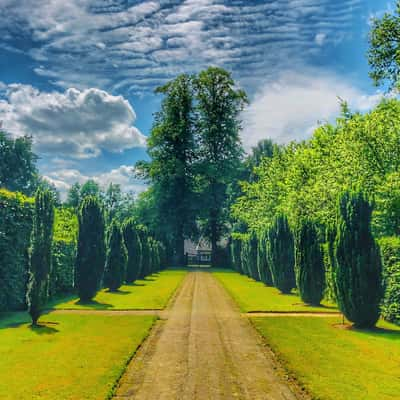 The gardens of Castle De Wiersse, Netherlands