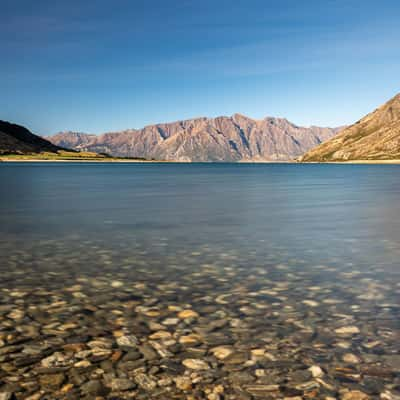 The Neck at Lake Hawea, NZ, New Zealand